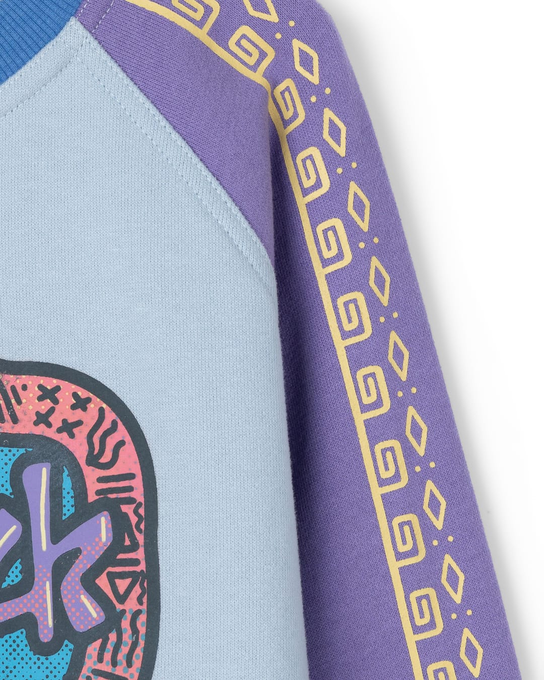 Tribe Kids Sweat Top in Light Blue - Image 4