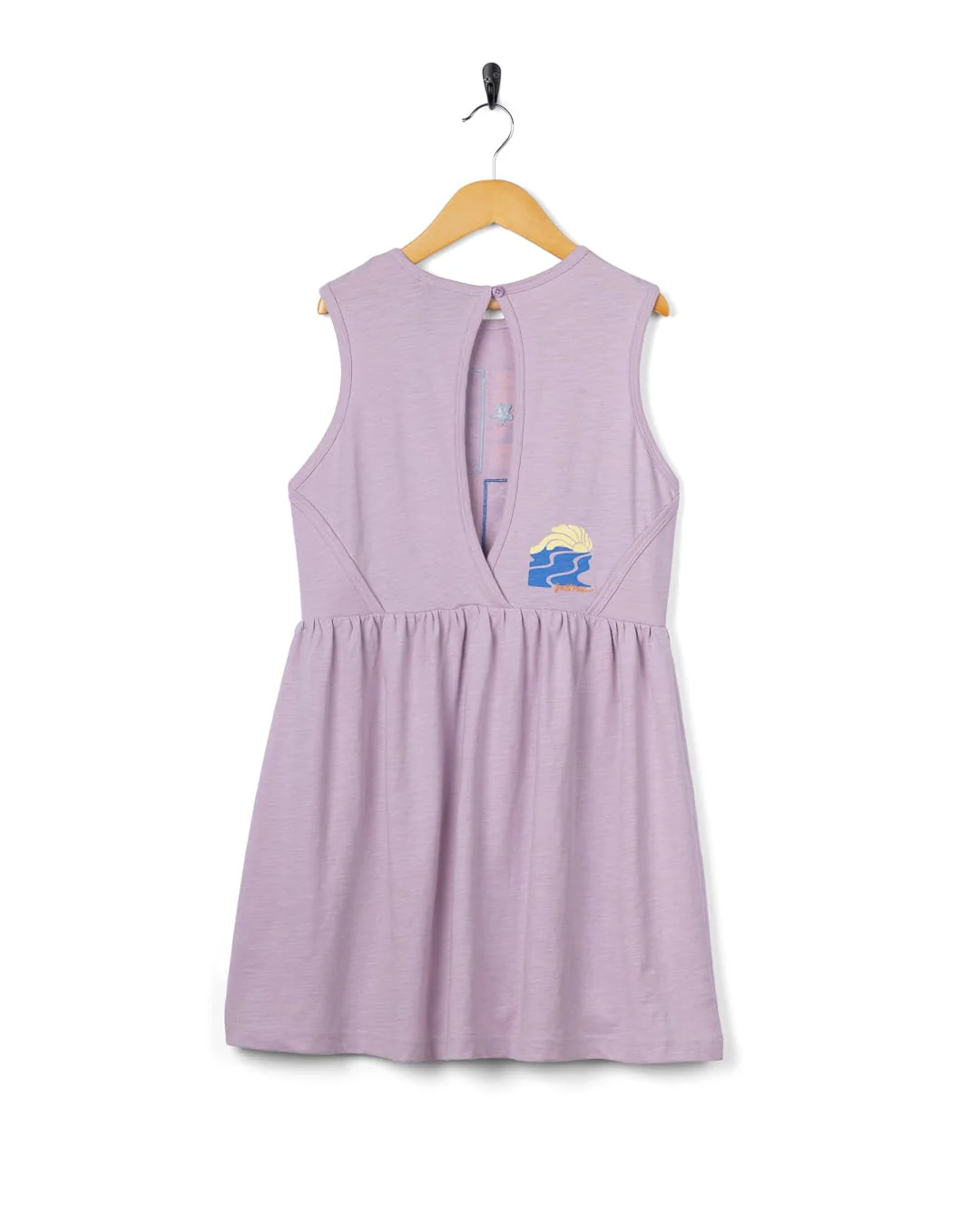 Vacay Kids Dress in Purple - Image 8