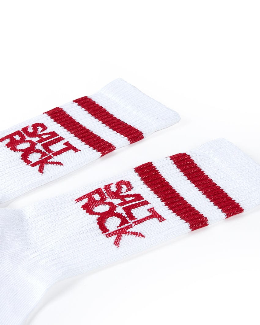 Varsity Kids 3 Pack Socks in White - Image 3