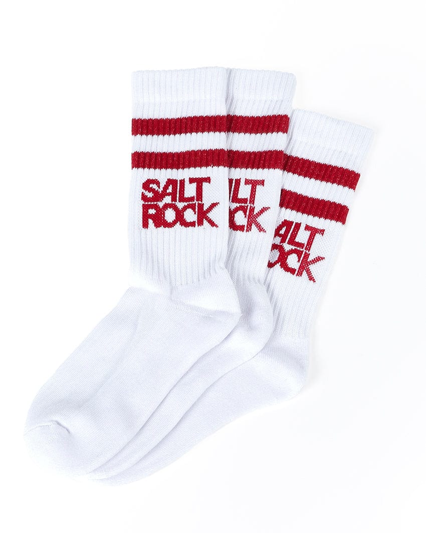 Varsity Kids 3 Pack Socks in White - Image 4