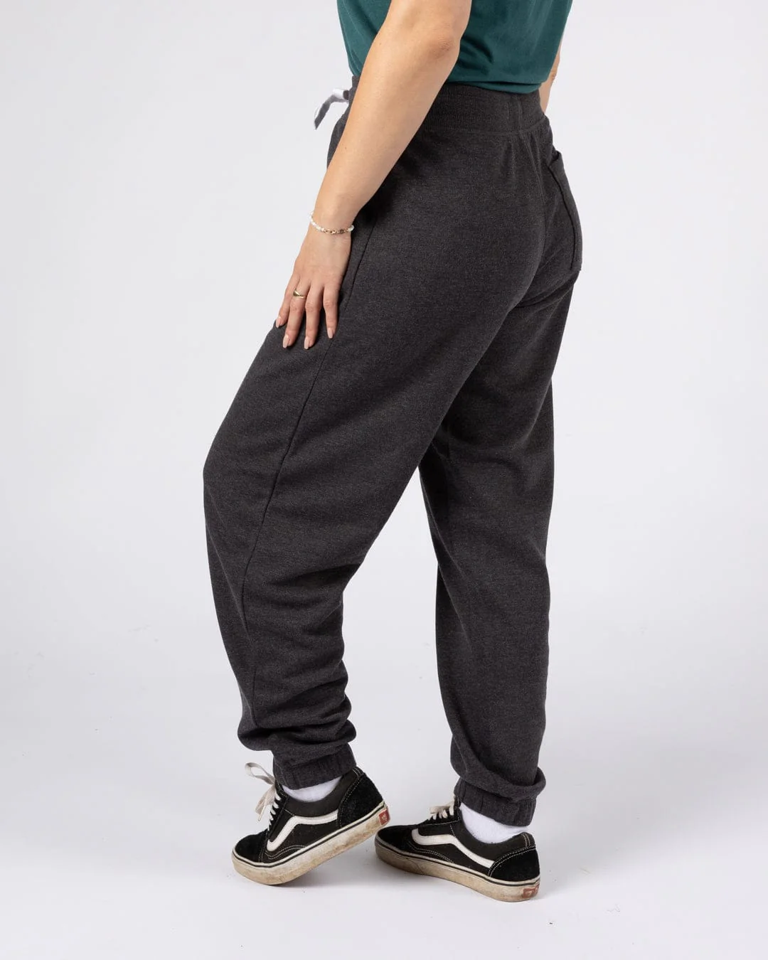 Essential  Womens Joggers in Dark Grey - Image 3