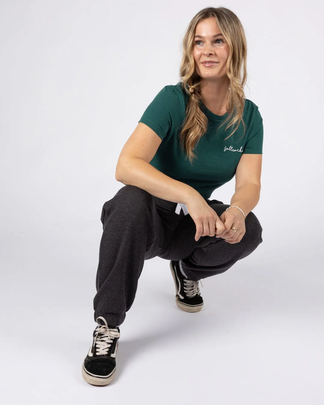 Essential  Womens Joggers in Dark Grey - Image 4