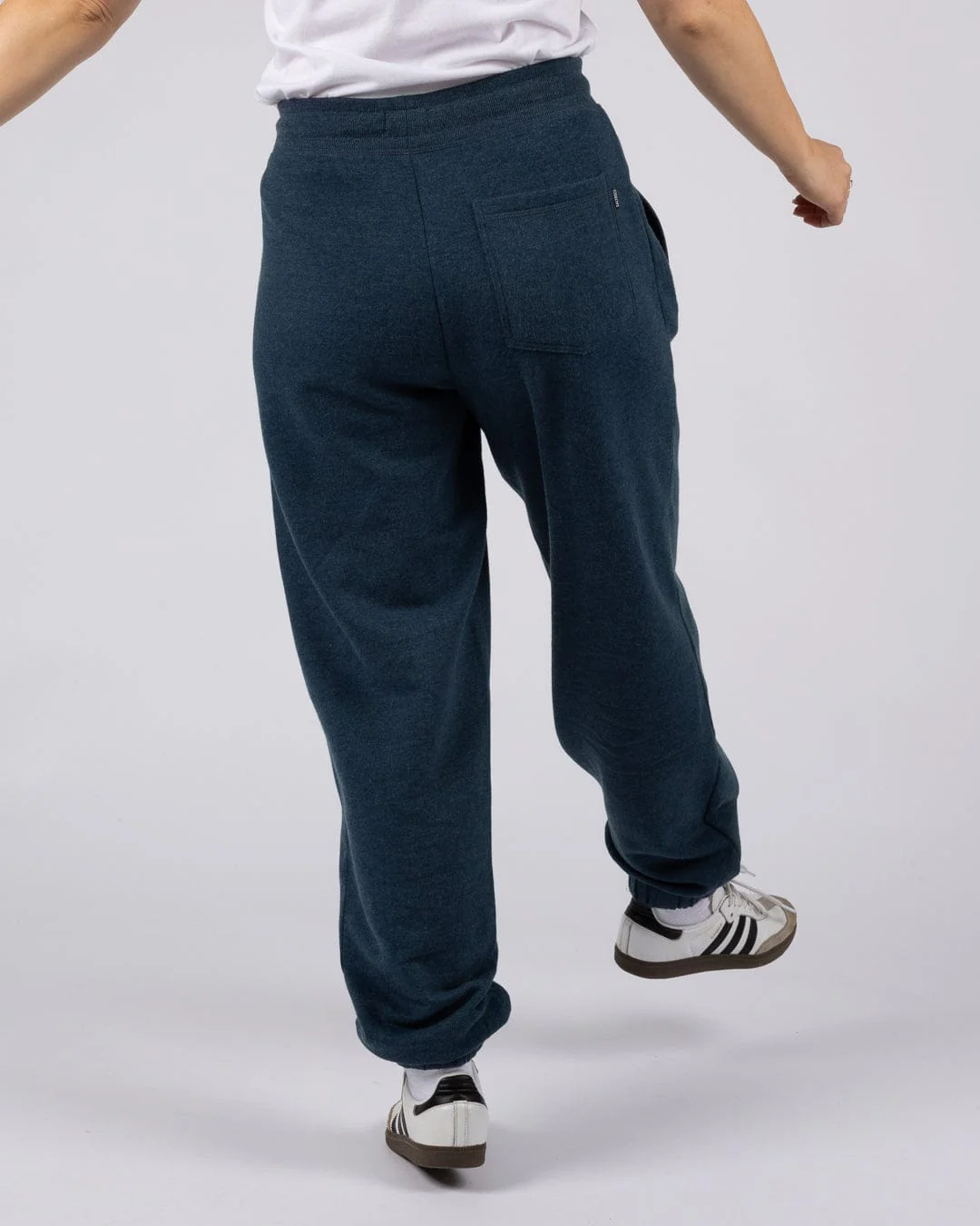 Essential Womens Joggers in Blue Marl - Image 4