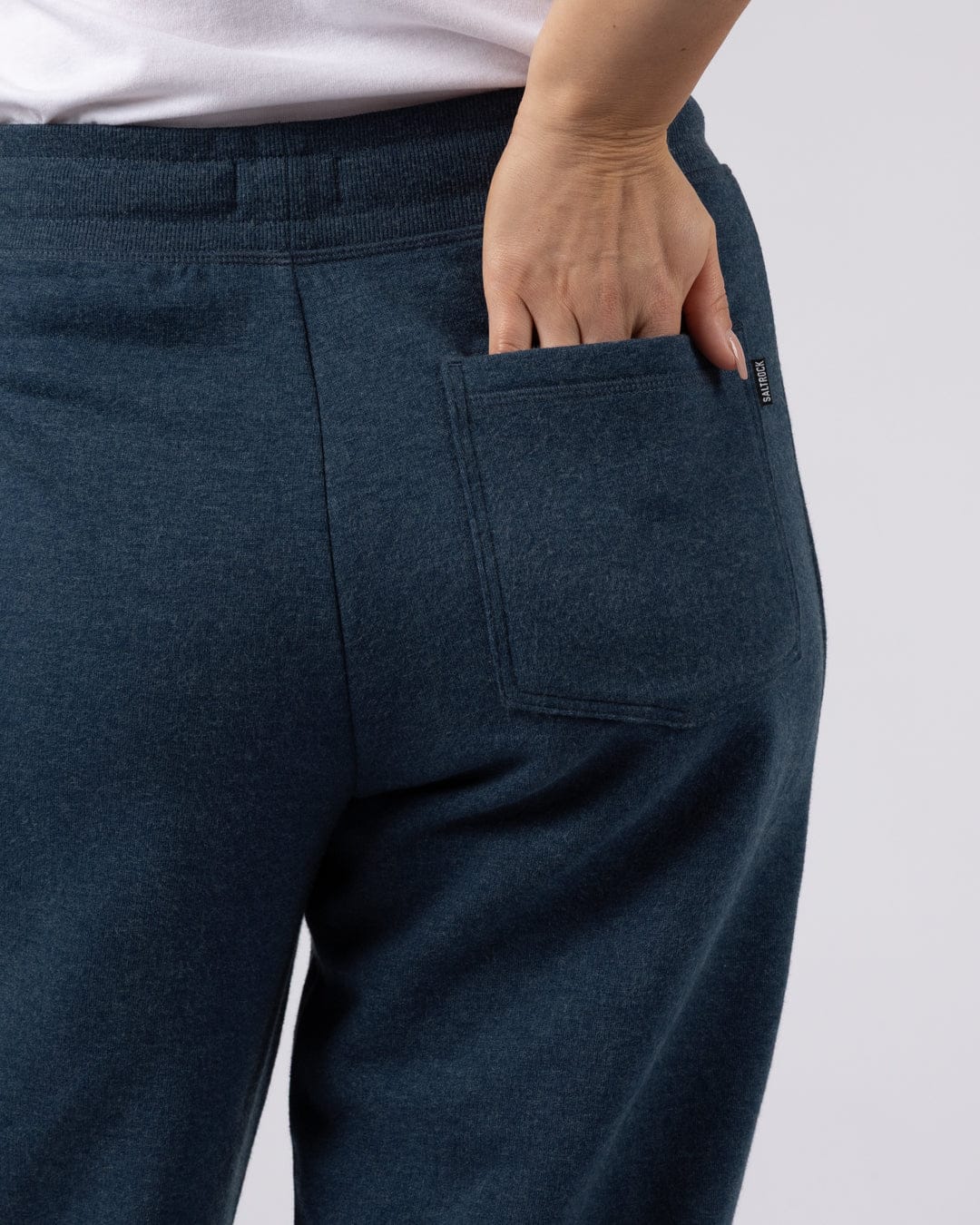 Essential Womens Joggers in Blue Marl - Image 6