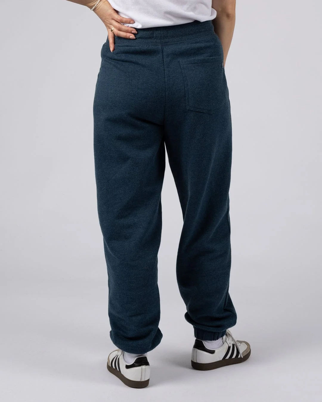 Essential Womens Joggers in Blue Marl - Image 8