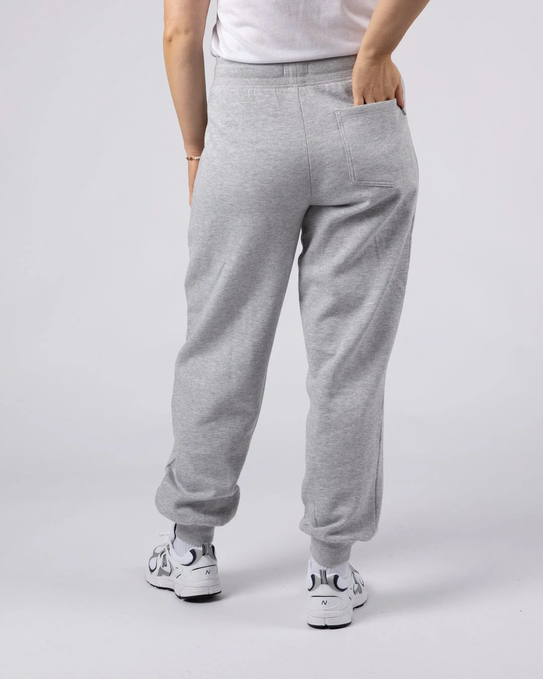 Essential  Womens Joggers in Grey - Image 4