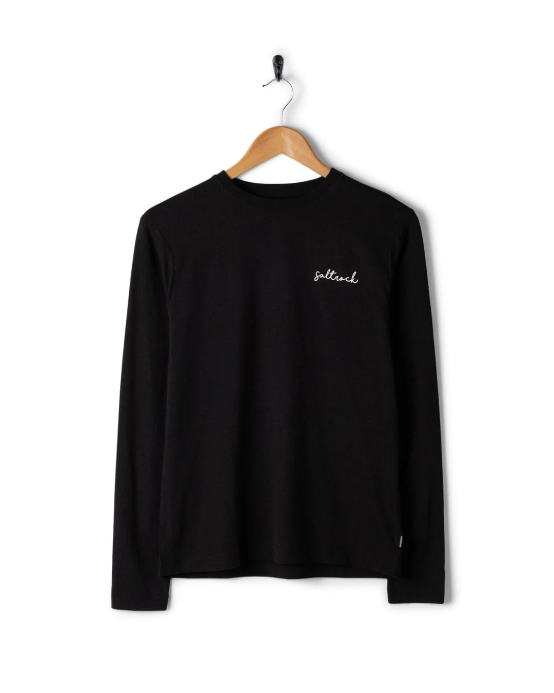 Essential Womens Long Sleeve T-Shirt in Black - Image 6