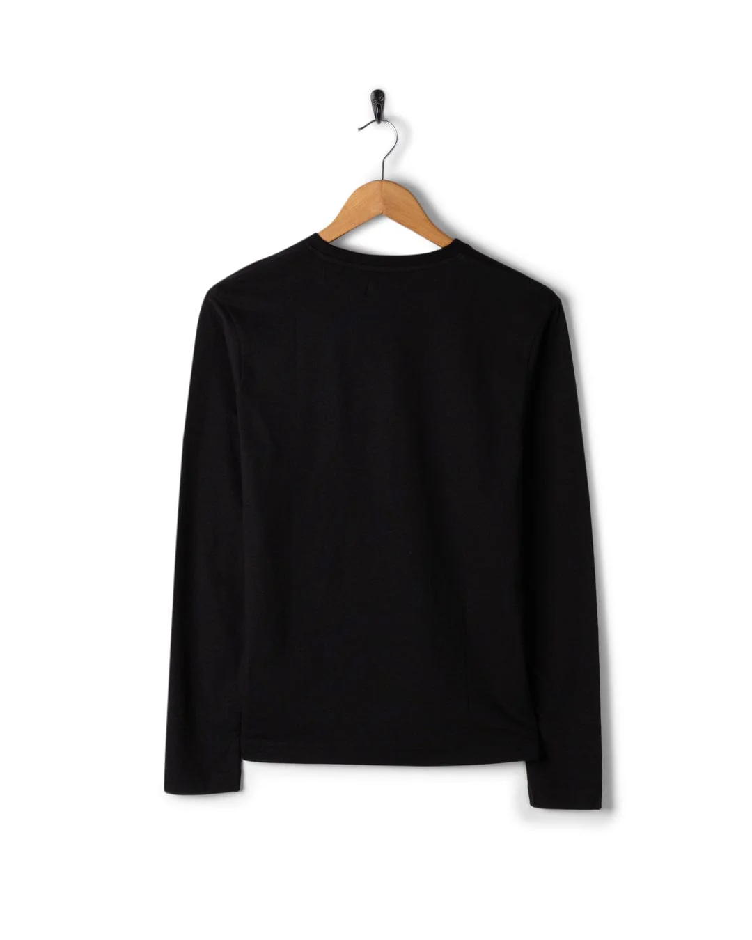 Essential Womens Long Sleeve T-Shirt in Black - Image 7