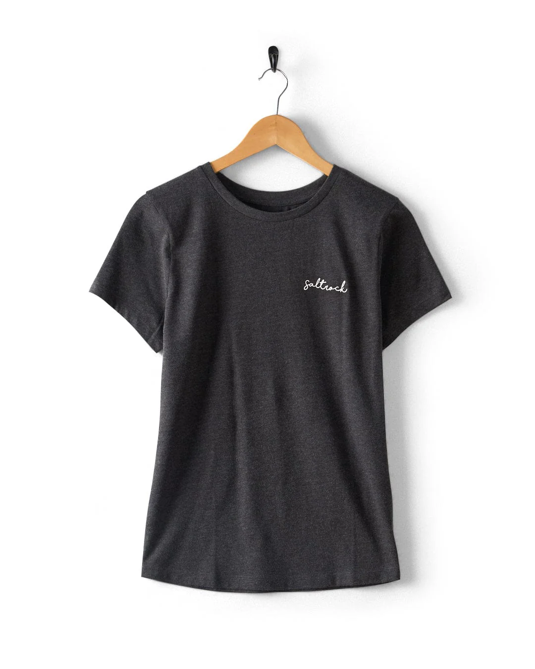 Essential Womens Short Sleeve T-Shirt in Dark Grey - Image 3