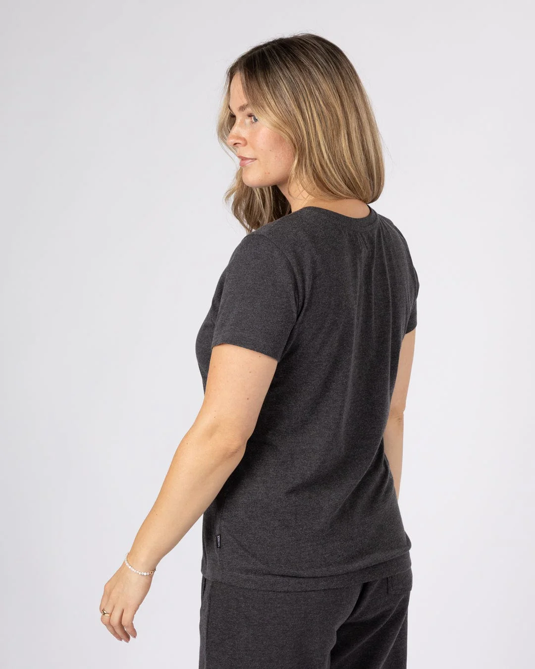 Essential Womens Short Sleeve T-Shirt in Dark Grey - Image 5