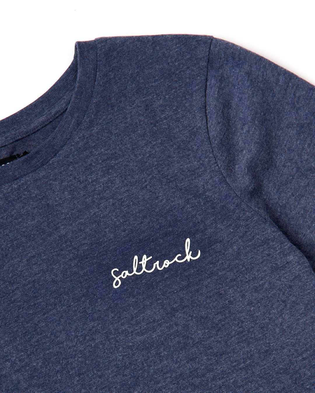 Essential Womens Short Sleeve T-Shirt in Blue Marl - Image 6