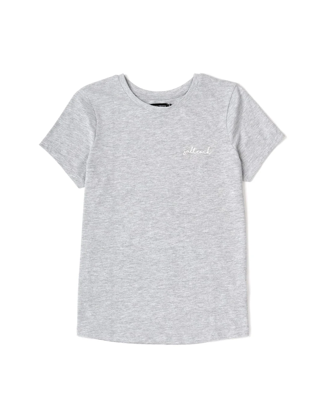 Essential Womens Short Sleeve T-Shirt in Grey Marl - Image 5