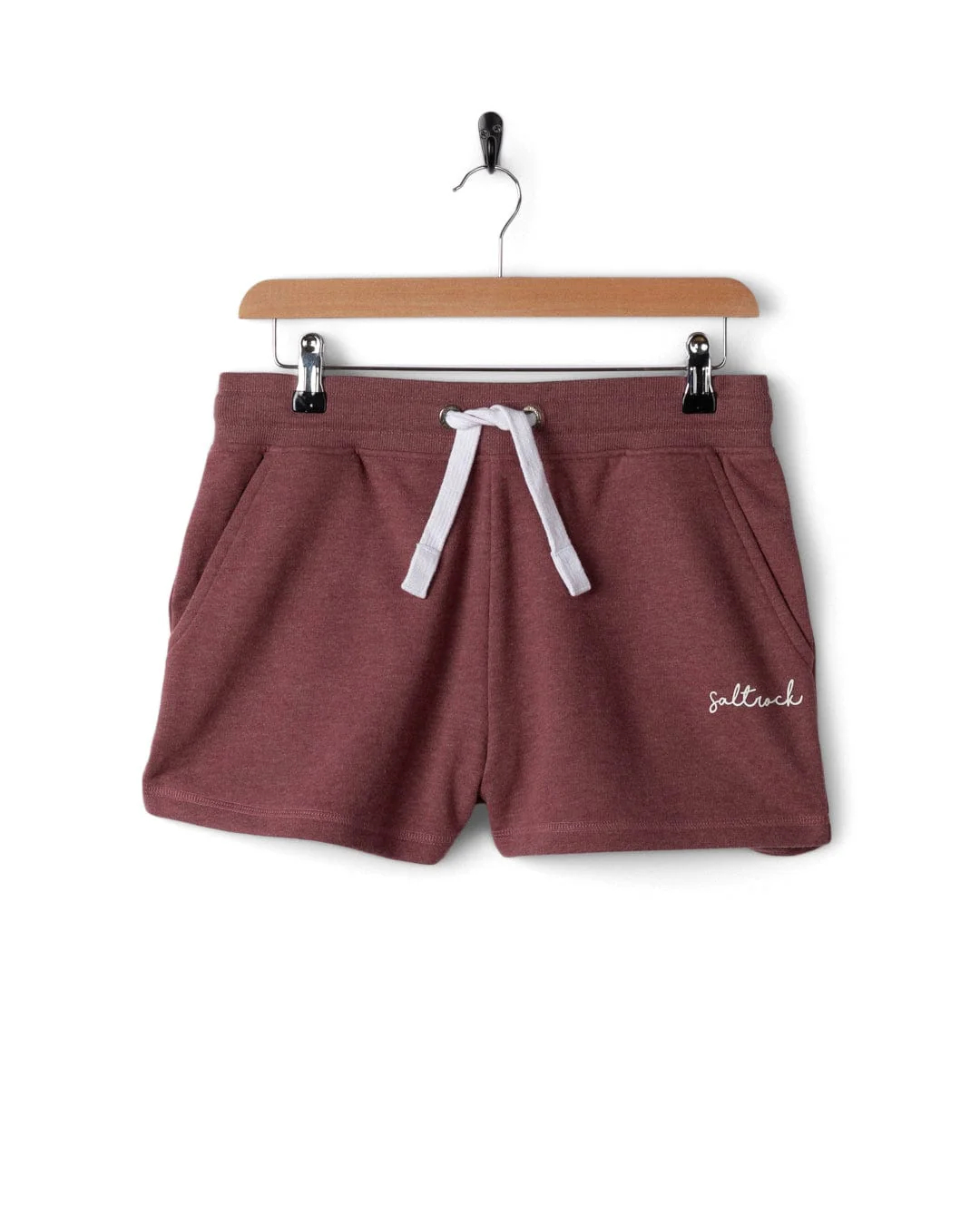 Essential Womens Sweat Shorts in Dark Purple - Image 4