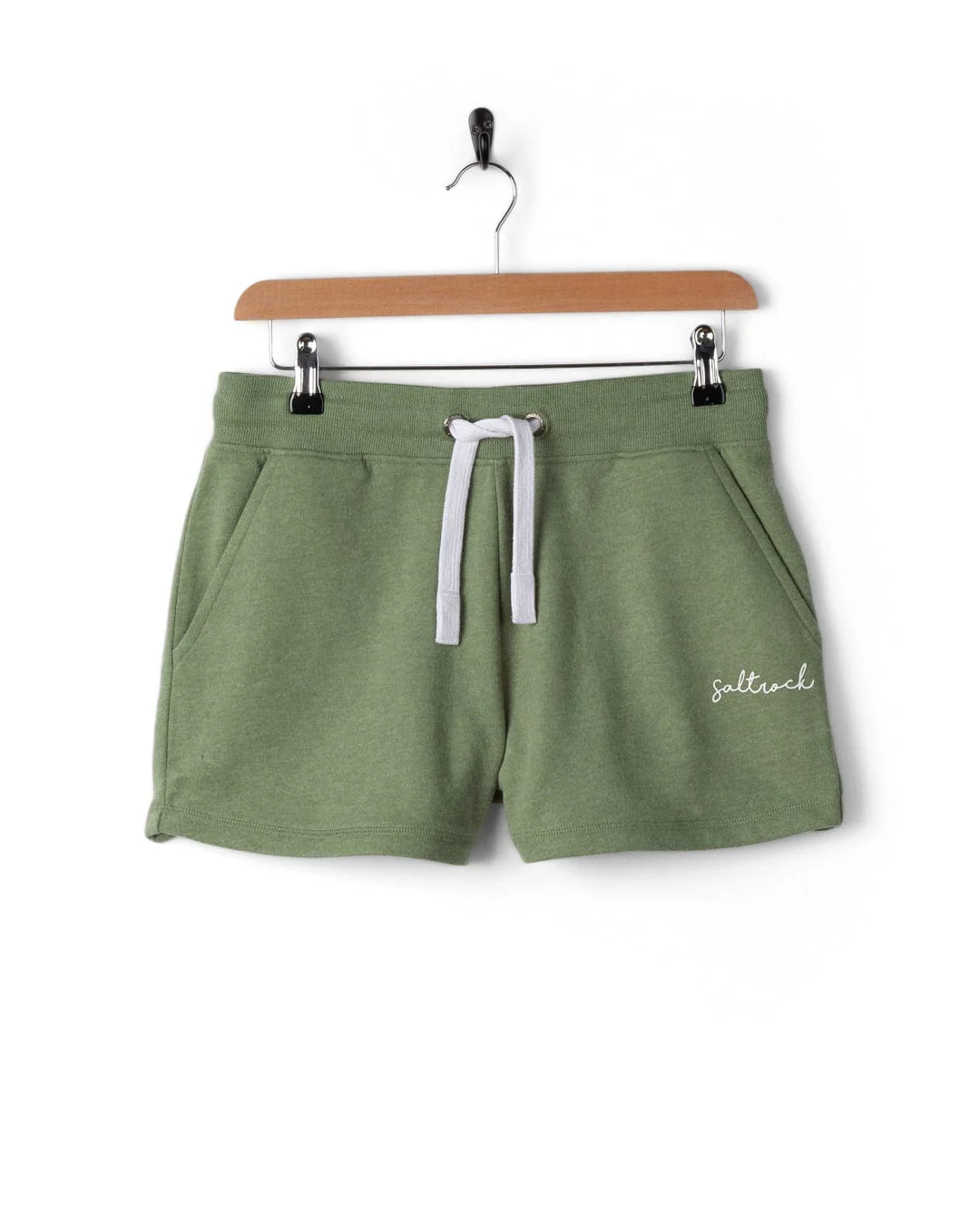 Essential Womens Sweat Shorts in Green - Image 4