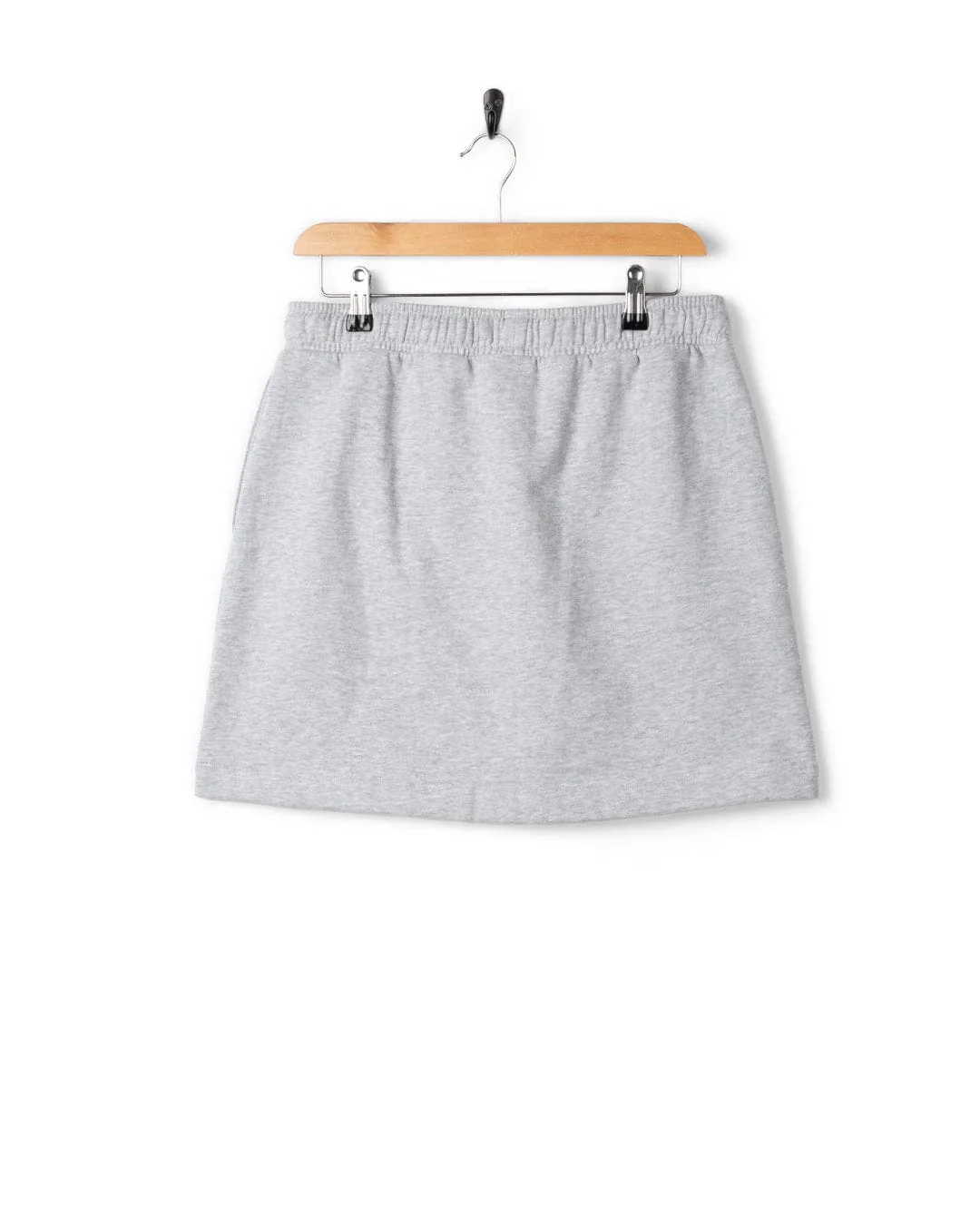 Essential Womens Sweat Skirt in Grey - Image 7