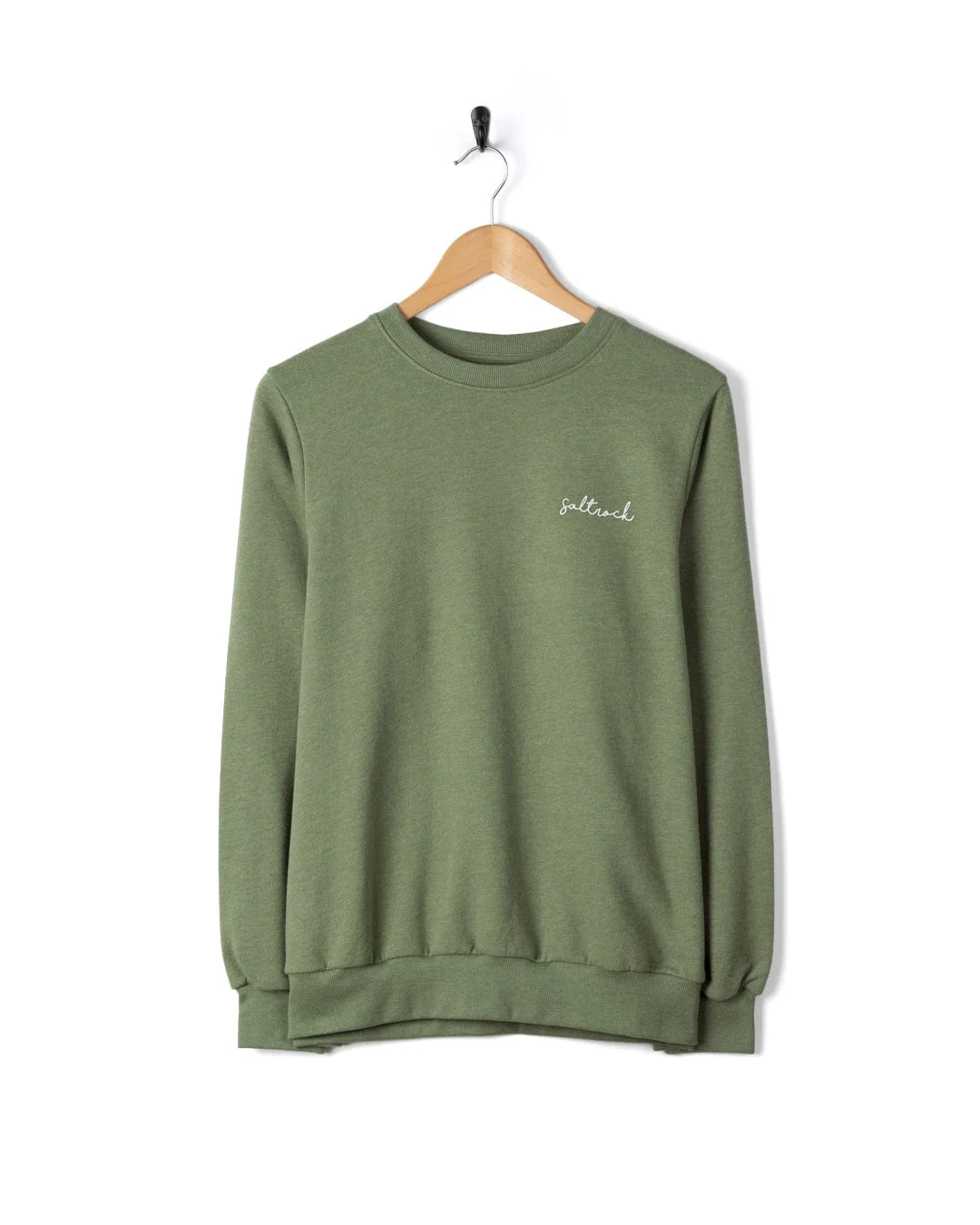 Essential Womens Sweatshirt in Green - Image 5