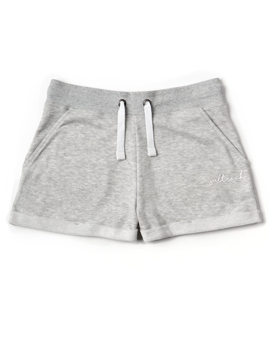 Essential Womens Sweat Shorts in Light Grey - Image 2