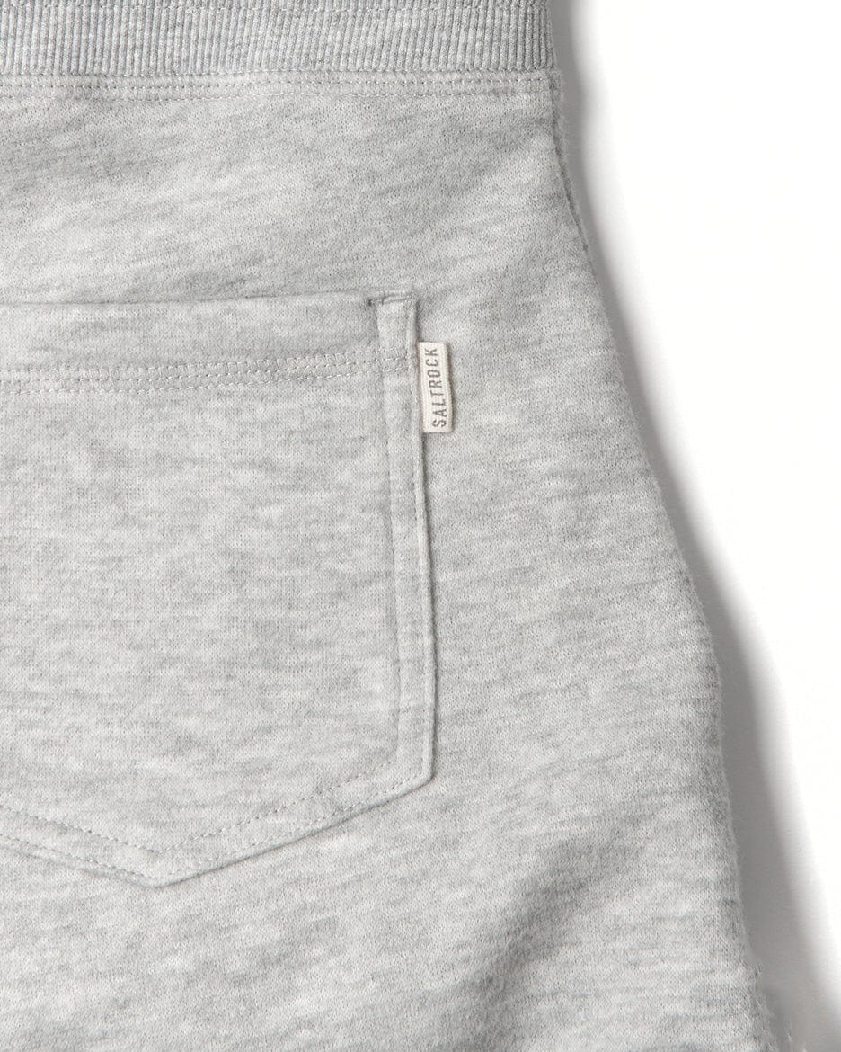 Essential Womens Sweat Shorts in Light Grey - Image 5
