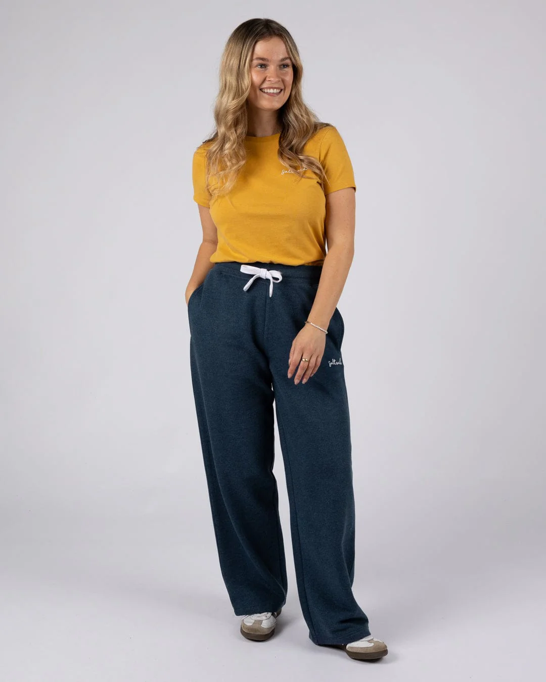 Essential Womens Joggers in Blue Marl