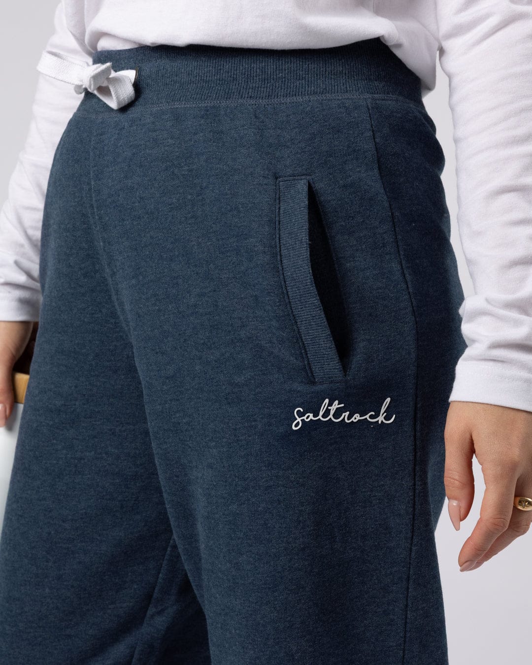 Essential Womens Joggers in Blue - Image 2