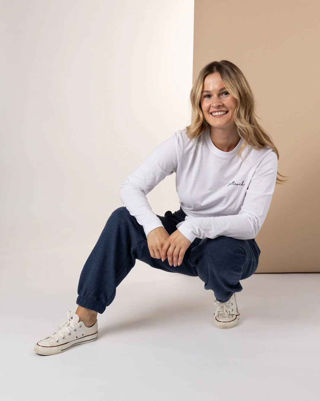 Essential Womens Joggers in Blue - Image 5