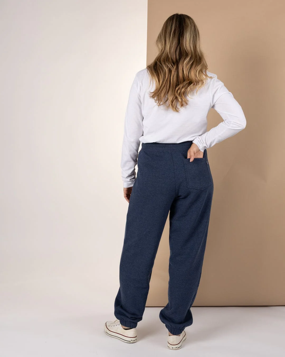 Essential Womens Joggers in Blue - Image 7