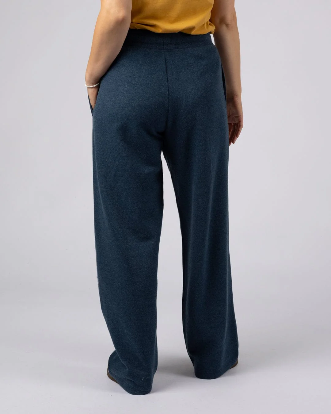 Essential Womens Joggers in Blue Marl - Image 5