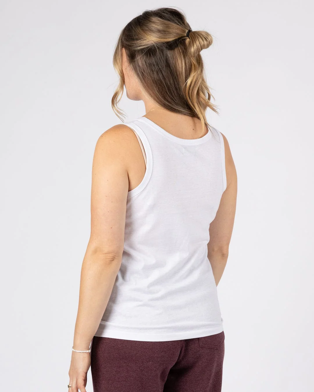 Essential  Womens Vest in White - Image 6