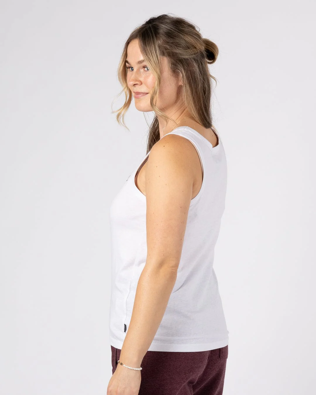 Essential  Womens Vest in White - Image 7