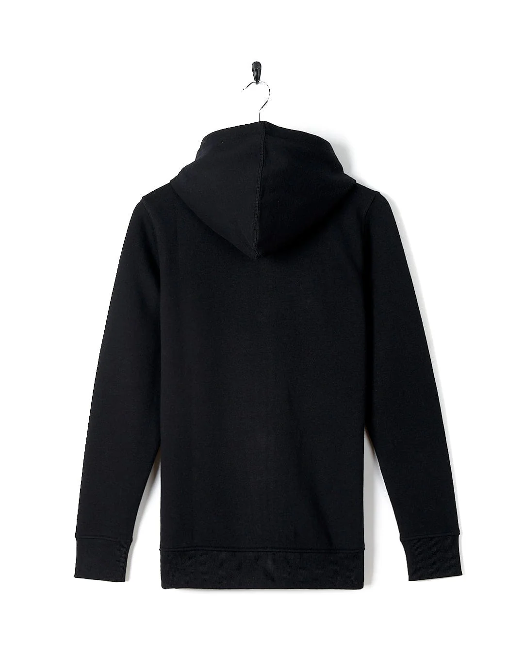 Essential Womens Zip Hoodie in Black - Image 8