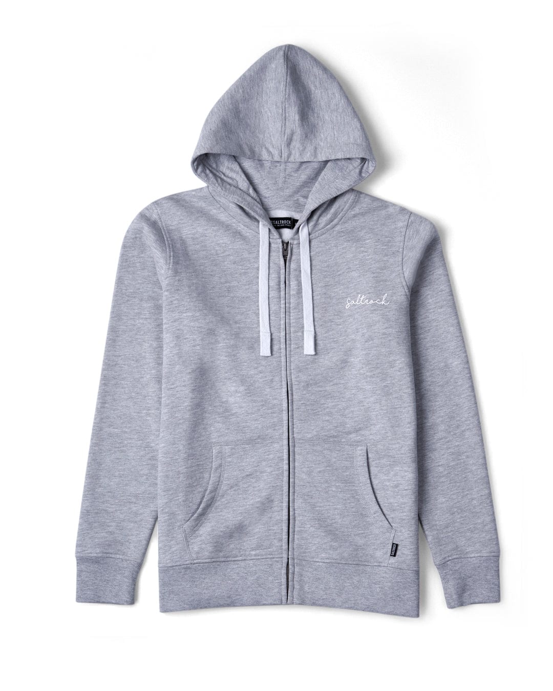 Essential Womens Zip Hoodie in Grey - Image 6