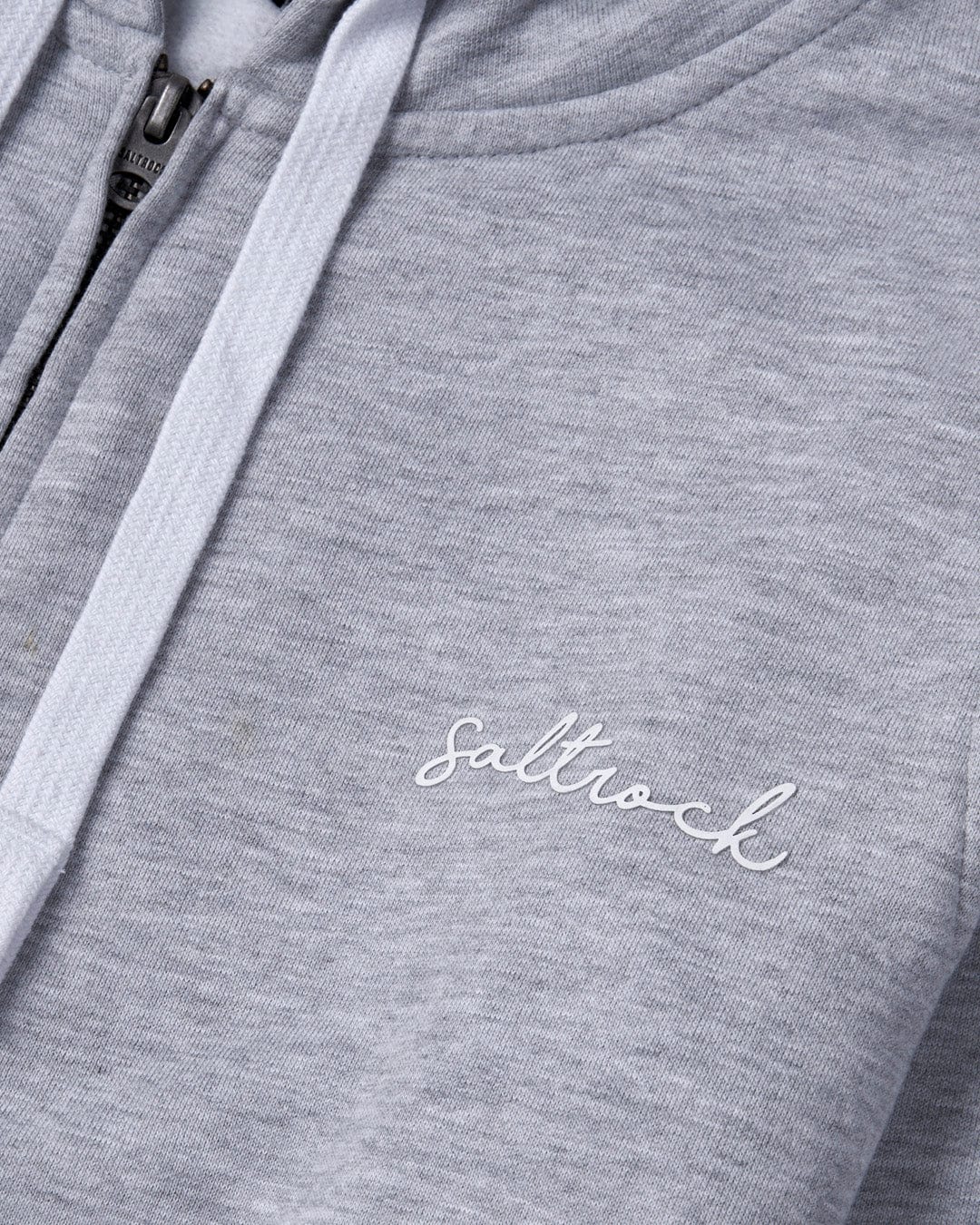 Essential Womens Zip Hoodie in Grey - Image 8