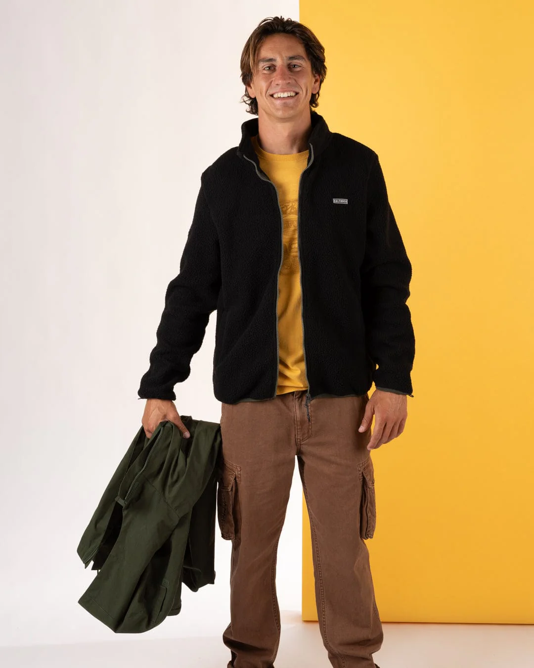 Verses Mens Water Resistant 3 in 1 Jacket in Green - Image 20