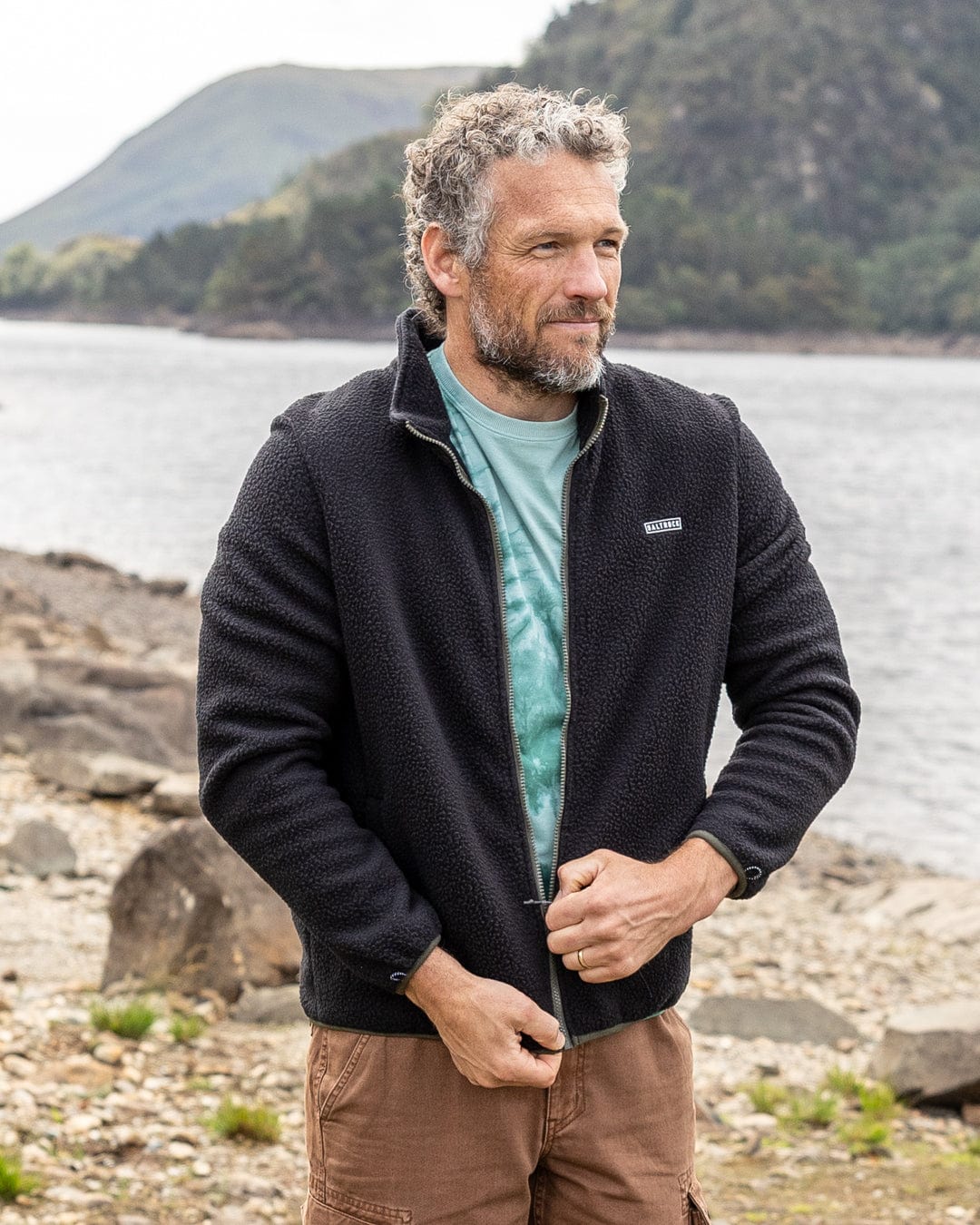 Verses Mens Water Resistant 3 in 1 Jacket in Green - Image 6