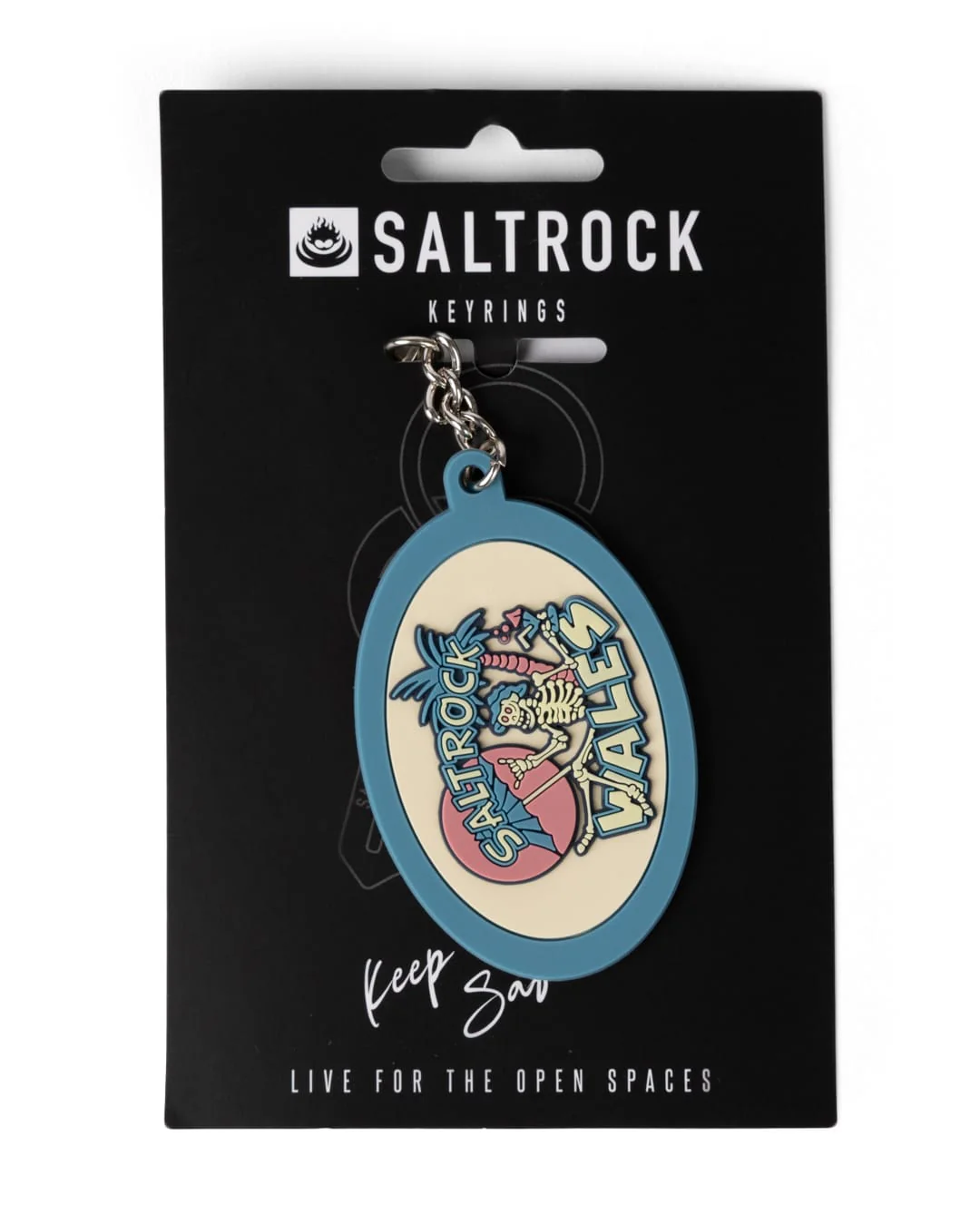 Sip 'N' Dip Wales Key Ring in Bright Blue - Image 3