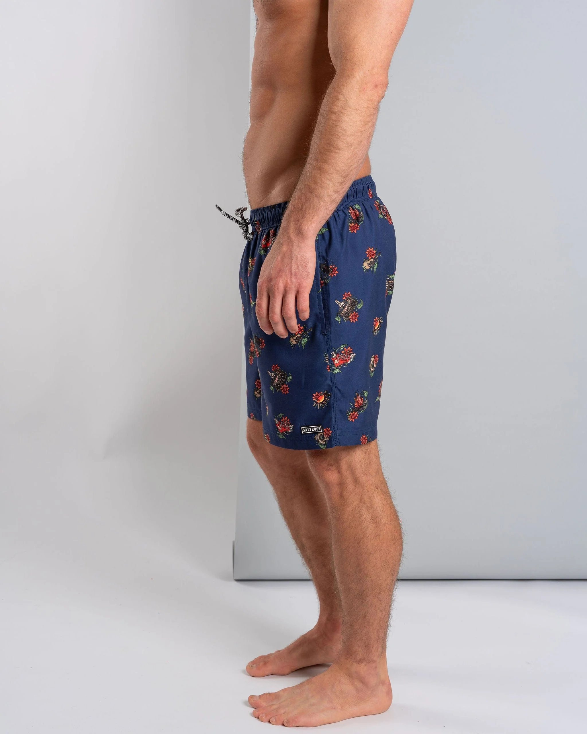 Wanderer Mens Swim Short in Blue - Image 10