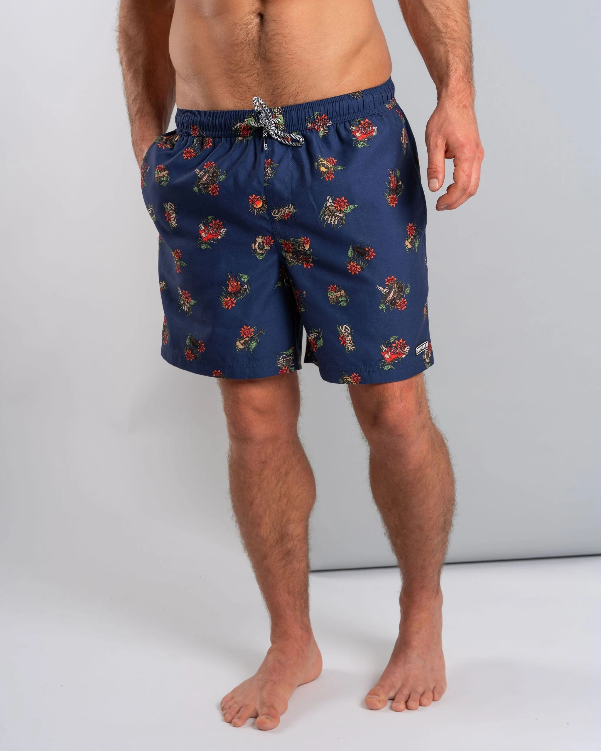 Wanderer Mens Swim Short in Blue - Image 12