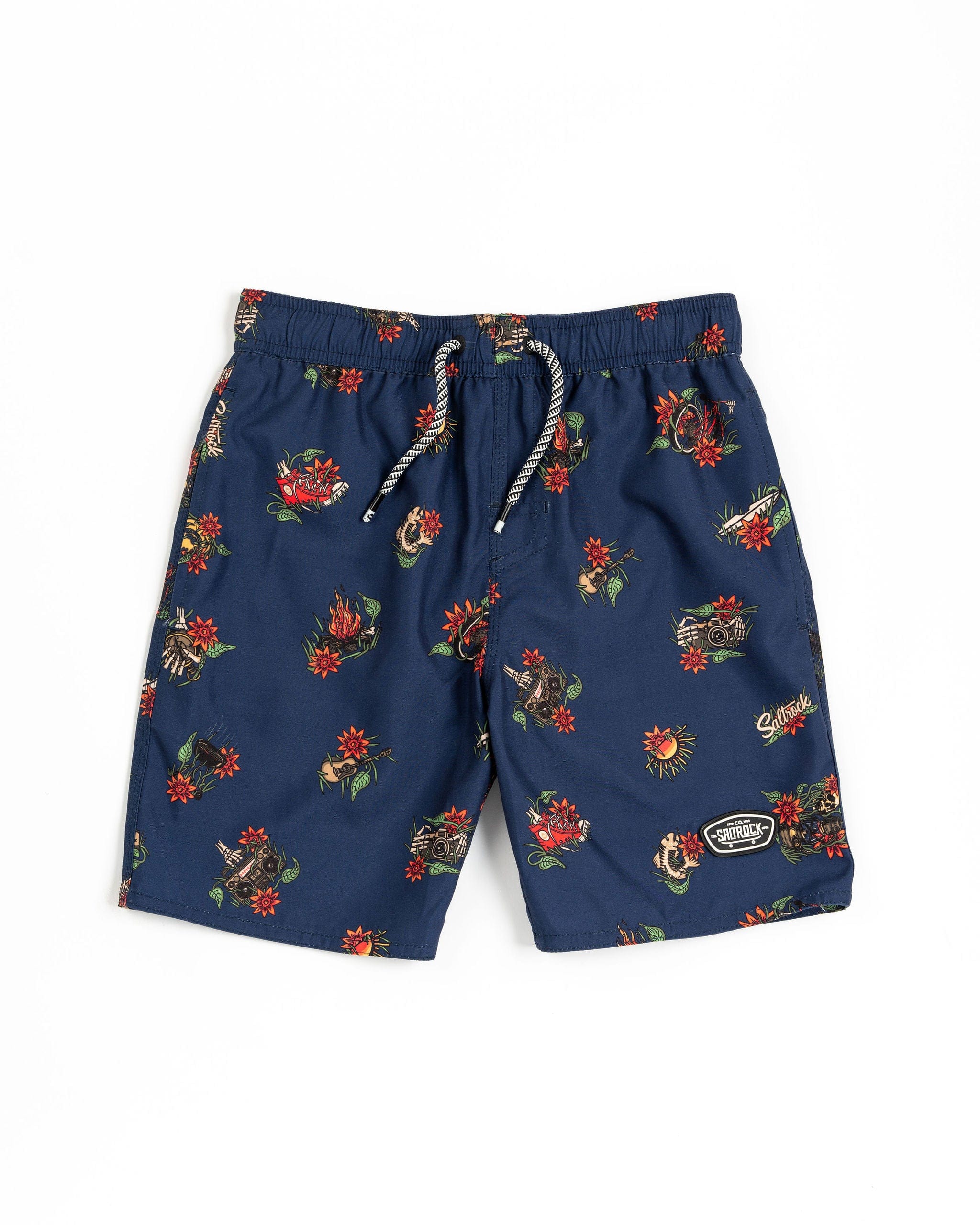Wanderer Mens Swim Short in Blue - Image 2