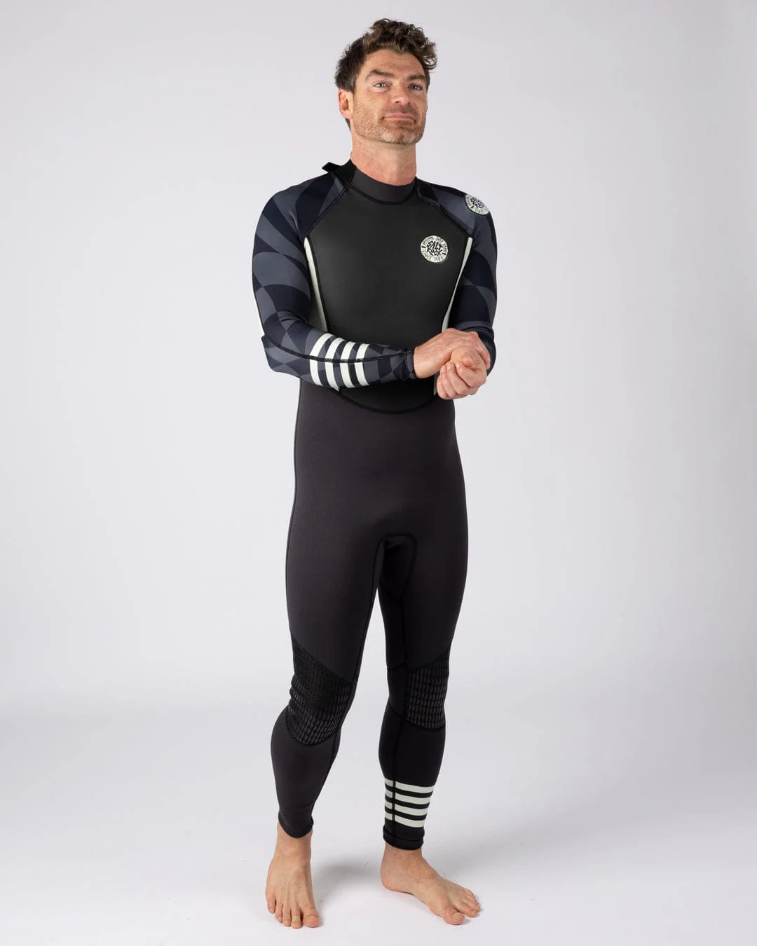 Warp Mens 3/2 Wetsuit in Dark Grey - Image 12
