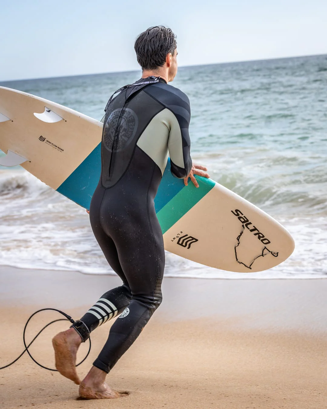 Warp Mens 3/2 Wetsuit in Dark Grey - Image 5