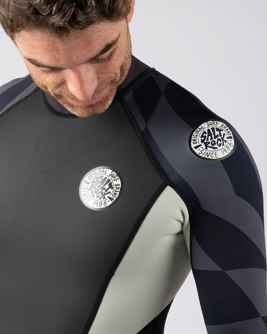 Warp Mens 3/2 Wetsuit in Dark Grey - Image 9