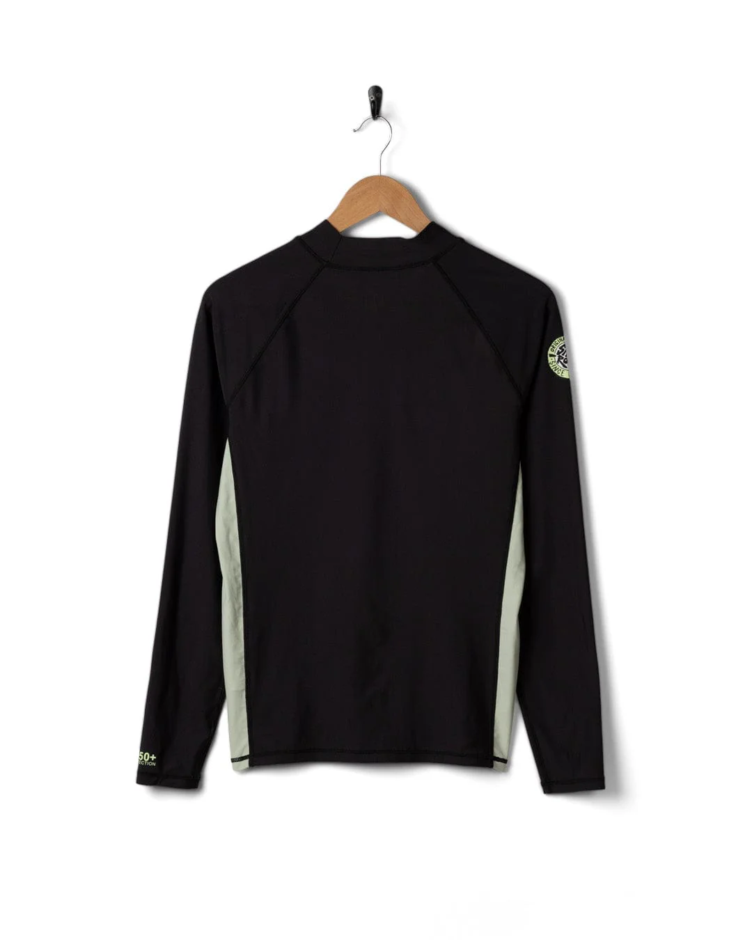 Warp Surf Mens Long Sleeve Rashvest in Dark Grey - Image 12