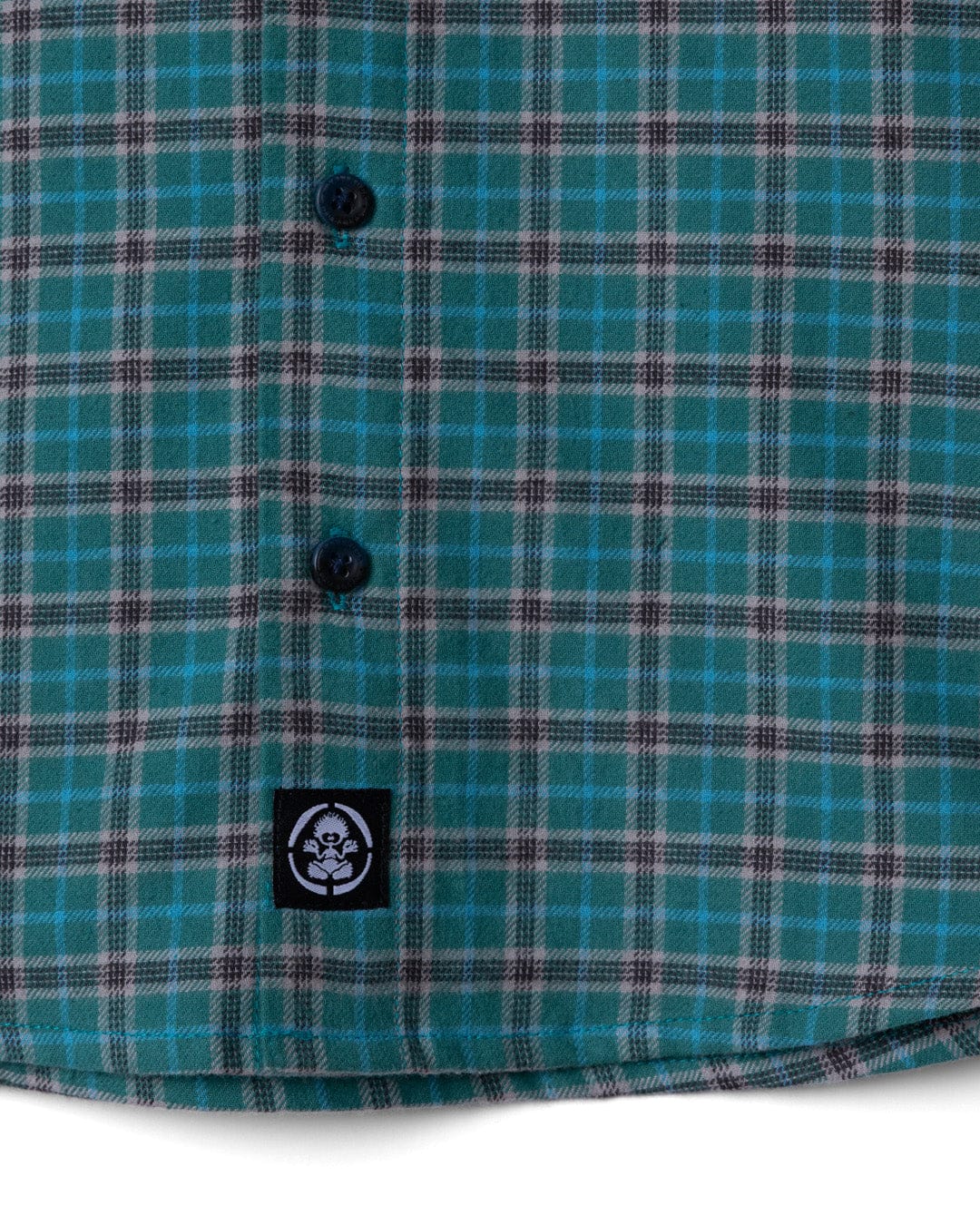 Waves Wheels Club Kids Short Sleeved Shirt in Dark Green - Image 5
