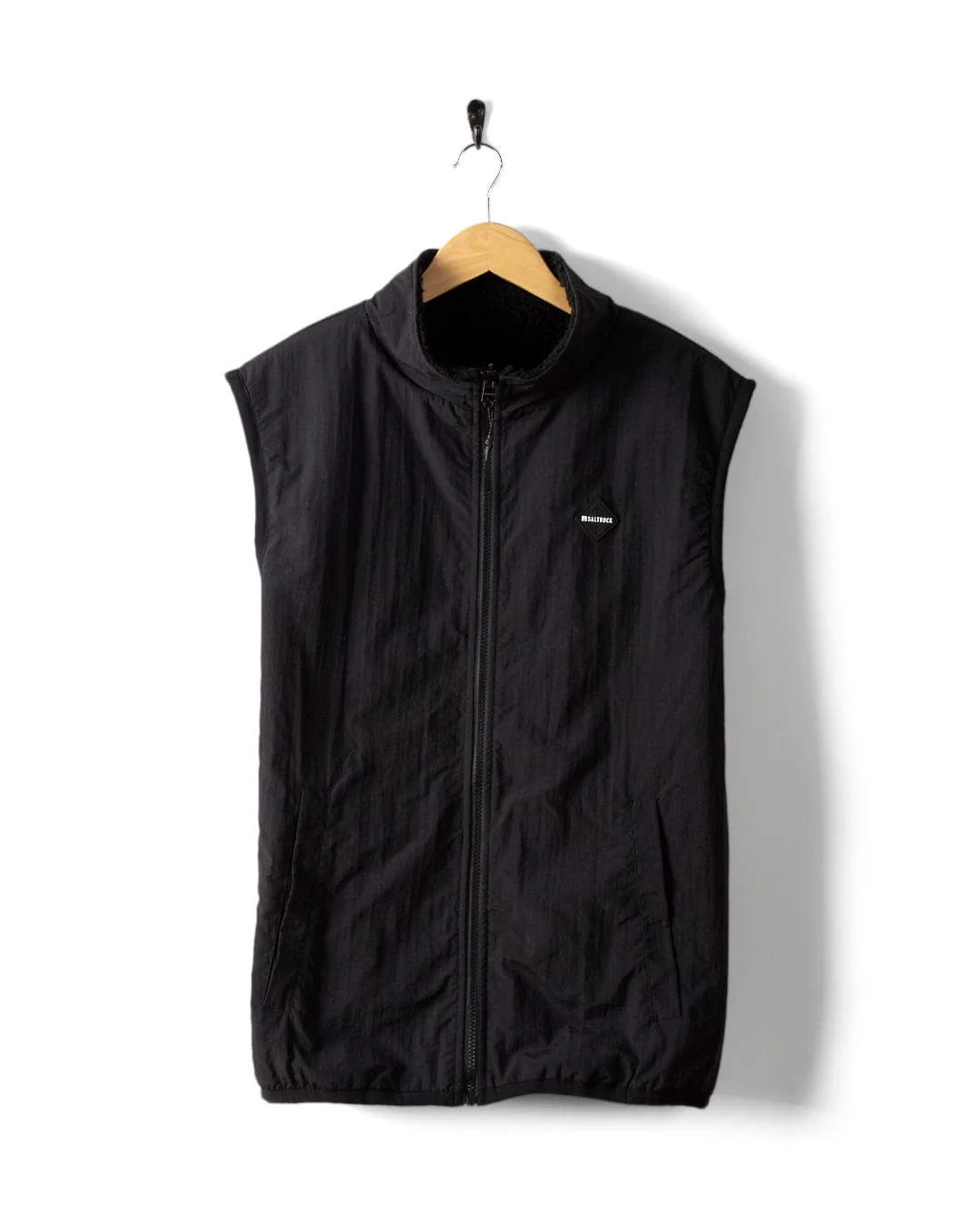 Wezley Mens Reversible Gilet in Black - Image 4
