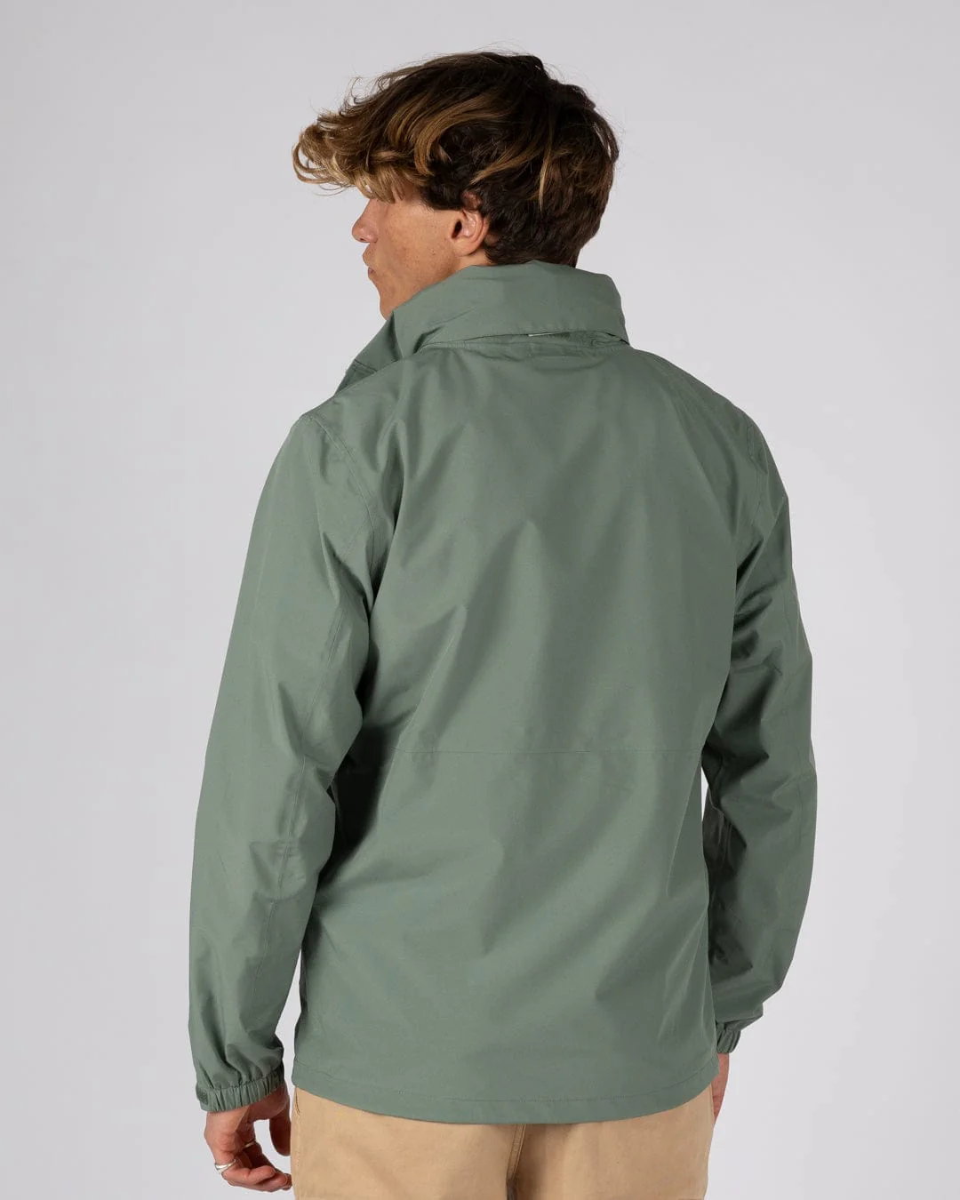 Whistler II -Mens Waterproof Hooded Jacket in Light Green - Image 15