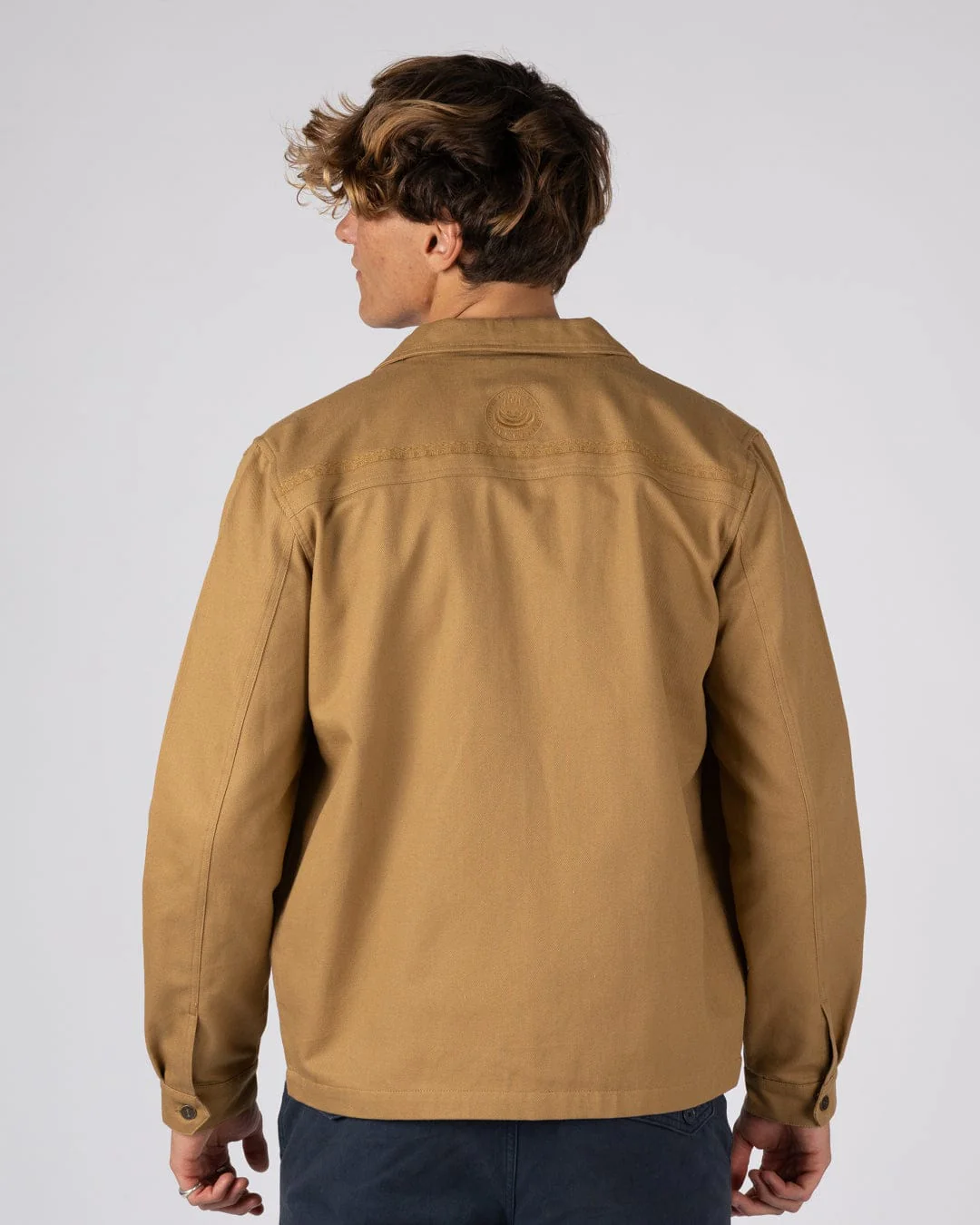 Wyatt Origins Mens Casual Jacket in Brown - Image 11