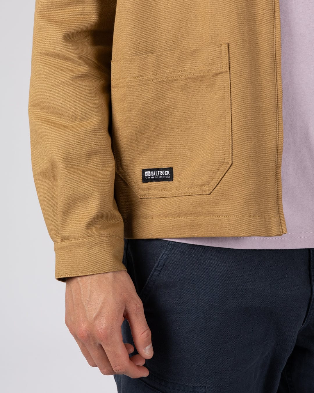 Wyatt Origins Mens Casual Jacket in Brown - Image 13