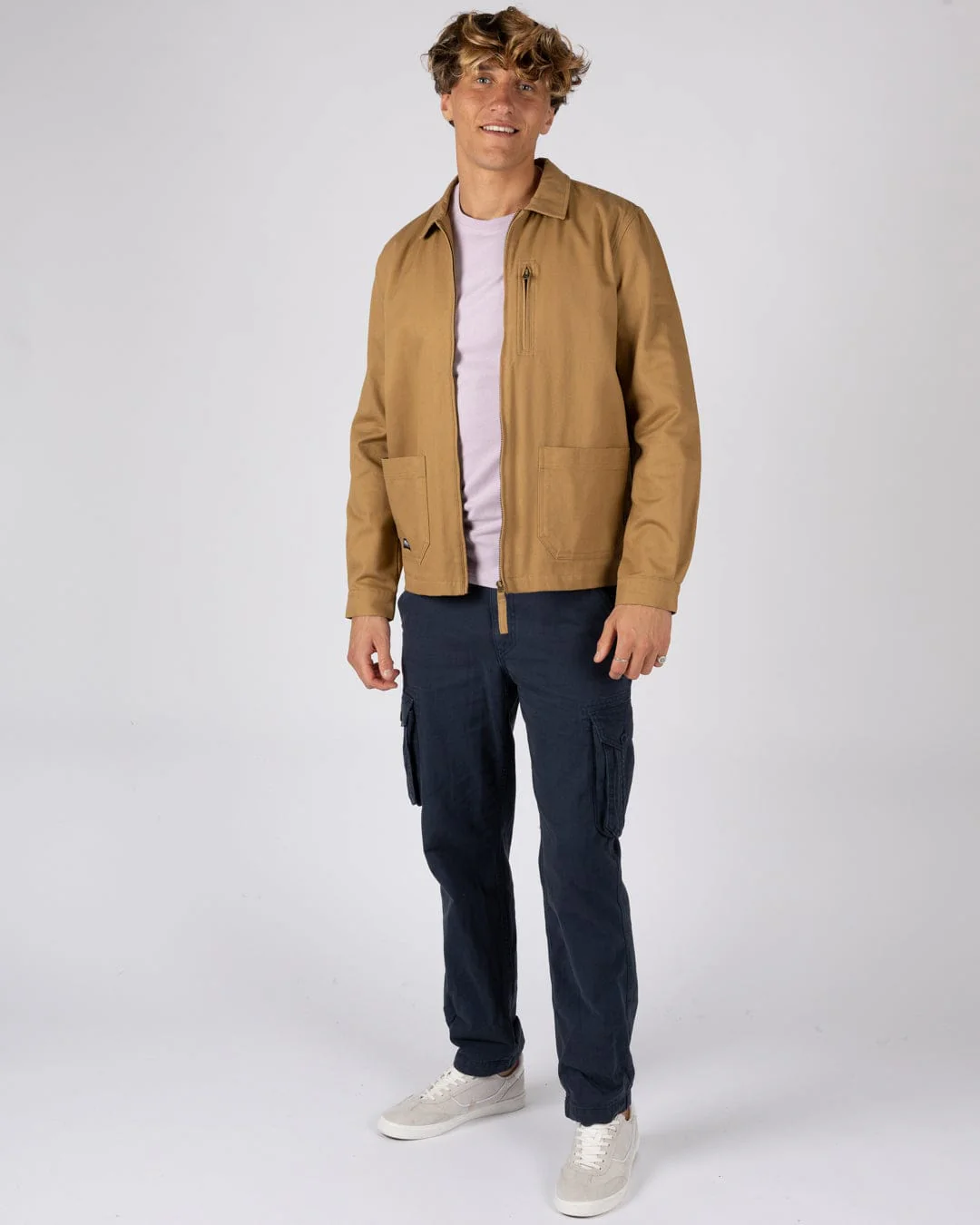 Wyatt Origins Mens Casual Jacket in Brown - Image 7