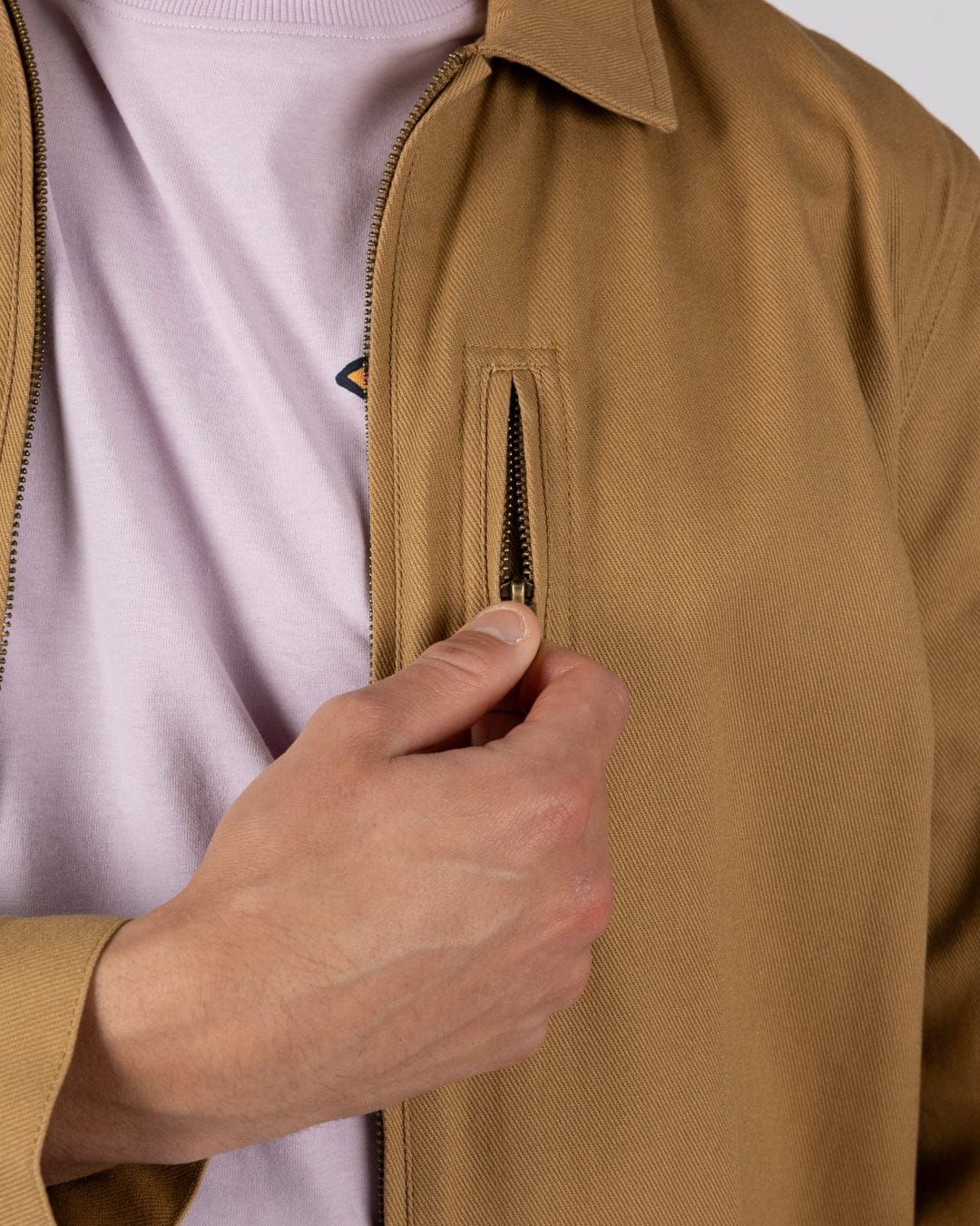 Wyatt Origins Mens Casual Jacket in Brown - Image 8