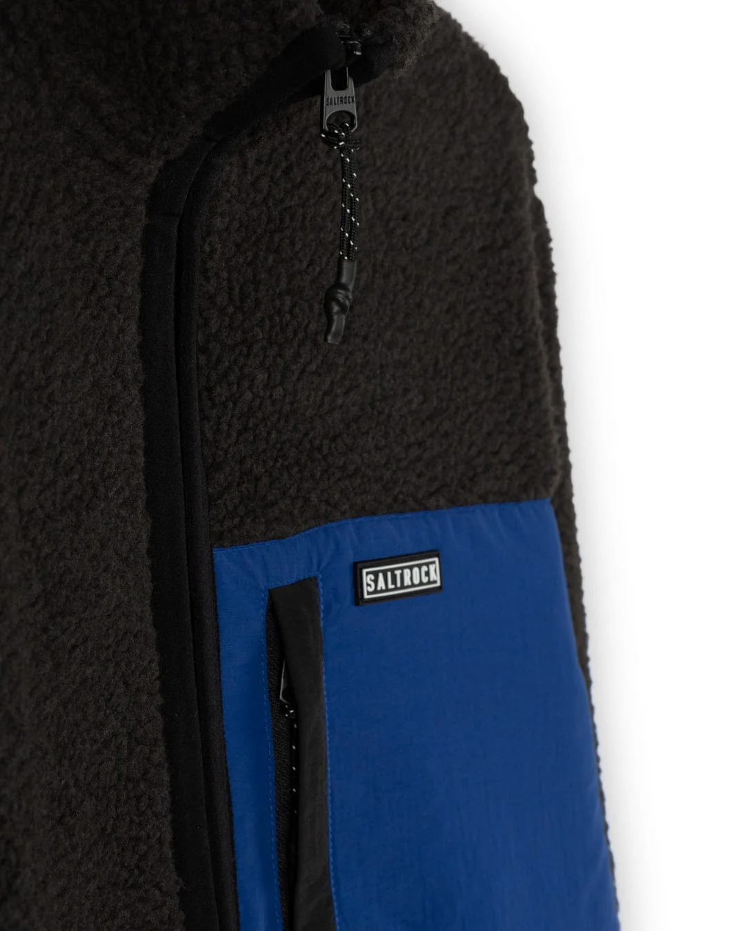 Wye 2 Mens Sherpa Fleece in Grey/Blue - Image 10